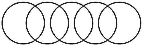 sourcing map 5 Stück O Ring Dichtungsringe 56 mm x 60 mm x 2 mm Metrische Nitrilkautschuk Dichtungsgummiring Gummi Ersatzdichtung für Sahnespender Poolpumpe Schnellkupplung Umfülladapter