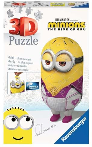 Ravensburger 3D Puzzle Minion Disco 11229 - Minions 2-54 Teile - für Minion Fans ab 6 Jahren