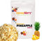 Ananas Liofilizzato a Pezzi Grandi 100g - Frutta Liofilizzata - Chips di Ananas Disidratato ed Essiccato - Frutta Secca e Disidratata per Dolci, Decorazioni, Snack, Frullati e Dessert