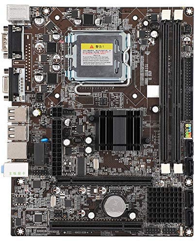 Placa Base, Material de PCB Interfaz VGA Placa Base CPU Socket LGA 775 Bajo Consumo de energía para G41M LGA775 DDR3 1066 / 1333MHz