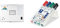 BoardsPlus Magnetisches Whiteboard 90 x 60 cm, Mit Aluminiumrahmen und Stifteablage, Tocken Abwischbar & Staedtler Lumocolor WP4 Whiteboard-Marker (Rundspitze ca. 2 mm Linienbreite, Set mit 4 Farben)