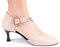 Portdance Damen Tanzschuhe PD126 - Nubuck Pink - 5,5 cm Flare (groß) - Größe: EUR 38