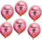 Happy Birthday Rosa Metallic Luftballons，20 Rosa Luftballons Metallic Deko zum Geburtstag Party Kindergeburtstag Happy Birthday Dekoration