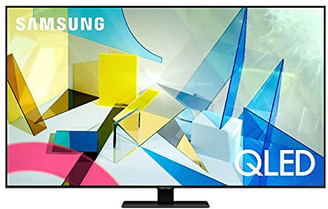 Samsung TV QE65Q80TATXZT Serie Q80T QLED Smart TV 65, con Alexa integrata, Ultra HD 4K, Wi-Fi, Silver, 2020 (Ricondizionato)