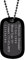 U7 Militärische Erkennungsmarke personalisiert Schwarz Namen Dog Tag Anhänger mit Silikon Rahmen 60cm Kugelkette Unisex Armee Stil Halskette Modeschmuck Accessoire