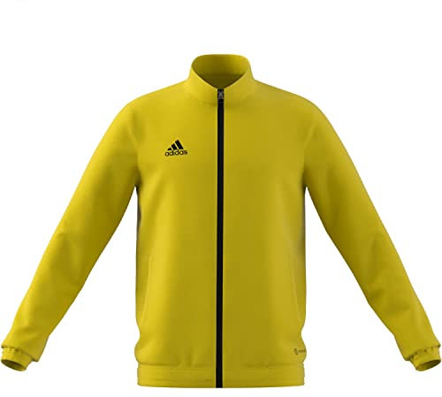 adidas Unisex Kinder Entrada 22 Track Jacket, Team Yellow/Black, 7-8 Years
