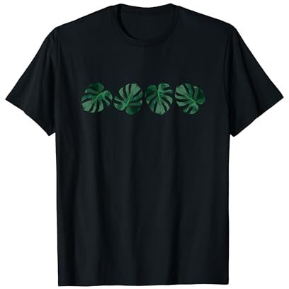 Palme Monstera Retro Pflanzen Naturliebhaber Geschenk T-Shirt