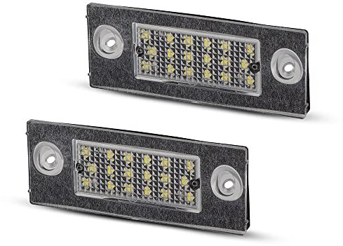 LANYA LED Kennzeichenbeleuchtung | eingebauter CAN-Bus-Widerstand | kompatibel mit diversen A2 A3 A4 Modellen | Zubehör | Tuning | Effizient/geringer Stromverbrauch | leichte Installation