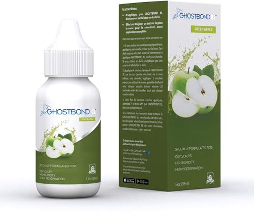 Pro Hair Labs - Ghostbond XL Apple - Full Head Bond For Poly & Lace | Wig Glue Hair Adhesive Specially Formulated For High Humidity, Heavy Perspiration, And Oily Scalps - 1.3oz