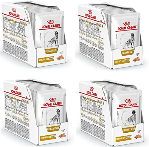Royal Canin Veterinary Urinary S/O Ageing 7+ | 4er Pack | 4 x 12 x 85 g | Diät-Alleinfuttermittel für Hunde | Kann die Harnwege dabei unterstützen gesund zu bleiben