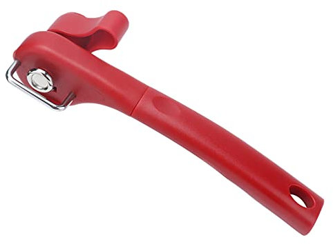 Manual Can Opener Safety Can Opener, Safety Can Opener Stainless Steel with One Handle, Reclosable Side-Open Safety Can Opener(Rot)