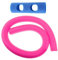JISADER Nouilles de piscine flottantes Tube en mousse 2.6x59 pouces nouilles de piscine avec connecteur aide au flotteur d'eau pour enfants adultes flottants, Rose 2 Trous