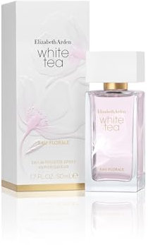 Elizabeth Arden - White Tea Eau Florale Eau de Toilette, Femininer und Zarter Parfüm, mitt Wunderschönen Blumen und Reichhaltigen Inhaltsstoffen - Parfüm für Damen - 50 ml