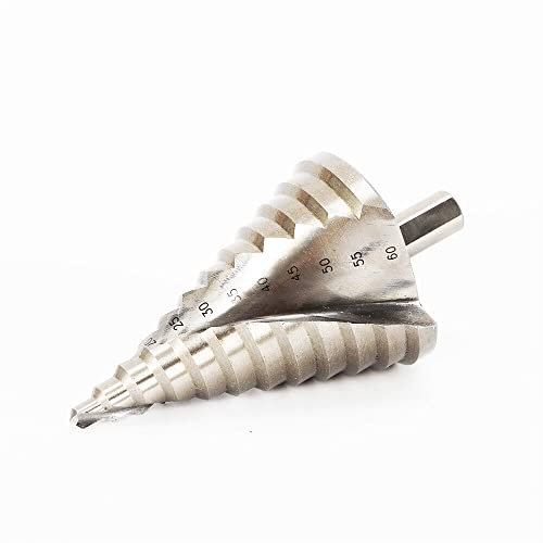 Loobiiny Fresas de metal 6-60mm Broca cónica Taladro Hss Fresa Cónica Para Metal Para Madera Fresa Cónica Para Metal Gran Herramienta De Perforación Para Metal Madera Pvc Hierro
