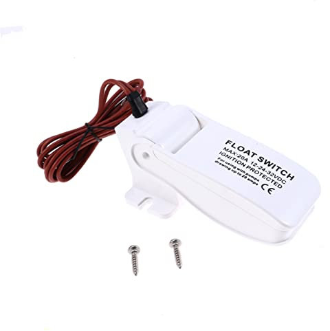 INOOMP Pumpe Float Wasserstand Controller Sensor Für 12v Boot Pumpen Automatische Float Weiß