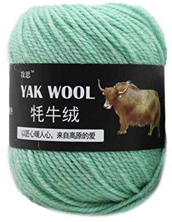 Künstliches Yak-Wollgarn, Kammgarn, handgestrickt, dick, für Schals, Mützen, Pullover, künstliches Yak-Wollgarn, 30 Farben, 100 g