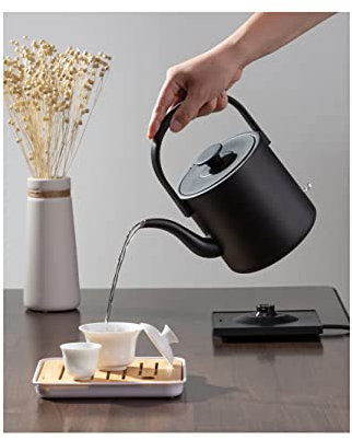 Electric Kettle Jug, SUS 304 Stainless Steel, LED Light Ring, Thermostat and Strix Controller wisdom