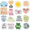 Blosssound 16 Pcs Inspirational Fridge Magnets Mental Health Positive Saying Motivational Quotes Encouraging Refrigerator Magnets for Kitchen Office Whiteboard Decor