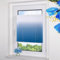 Grandekor Plissee ohne Bohren Farbverlauf Blau-Weiß 50x120cm, Plissees Klemmfix Sichtschutz und Sonnenschutz Blickdicht Faltrollo Lichtdurchlässig Rollos für Fenster ohne Bohren