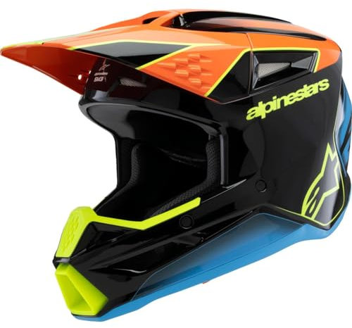 Alpinestars Kids Motocross-Helm S-M3 Schwarz Gr. M