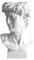 David-Statue-Vase - Römischer Stil Statue Pflanzer Make-up Pinsel Behälter Stifthalter | Geschenk Für - Oder -Bürodekoration