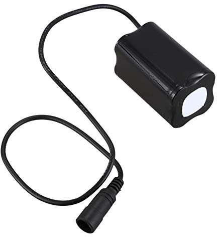 MVKLIW Rechargeable Battery Pack 8.4v 6000mAh Bicycle Headlamp + Case