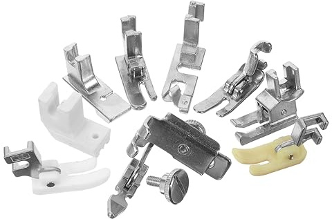 LALAFINA Sewing Machine Presser Foot Storage Box Wear-resistant Sewing Feet for Household Use Replaceable Stitching Accessories