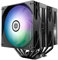 ENERMAX ETS-TD60D-ARGB Dual-Tower|Digitalstatusanzeige|2x 120mm PWM-Fan FDB-Lager|TDP 250W+|6x 6mm Composite Heatpipes|inkl. Dow Corning TC-5888 |Intel LGA1851/1700/115x AMD AM5/AM4