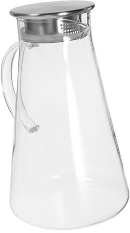 CIYODO Brocca Trasparente Acqua Bollitore Di Raffreddamento Di Capacità Contenitore Per L'acqua Del Soggiorno Cucina