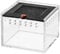 LOVIVER Reptile Feeding Box Snake Breeding Box Rectangle Lizard Cage Reptile Terrarium for Frogs Mice Snake Small Pets Accessories, Clear