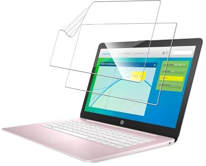 KZIOACSH Screen Protector for HP Stream 14 Inch Laptop, 2 Pack HD Clarity Scratch-Resistant PET Screen Protector Ultra Slim Touch Sensitive Bubble Free Protective Screen Guard, NOT GLASS