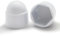 Drenky 25 Pièces Cache Ecrou Blanc, Cache-écrous M6, Pour Clé De 10 mm, Capuchons De Protection Plastique Cache Boulon Pour Recouvrir Les écrous et Les Têtes De Vis Hexagonales