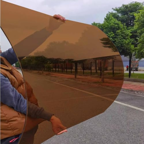 1.2mm Thick Polycarbonate Panels, 4x8ft, Lightweight Clear Plastic Sheet, Pergola Roofing Canopy Cover, for Kennels, Roofs, Chicken Coop, Sunrooms, Carports(Brown)