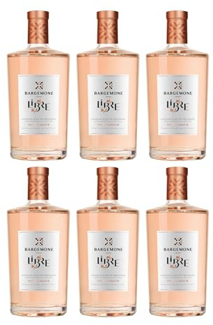 La Bargemone Libre Rosé Couteaux d'Aix en Provence AOP Roséwein trocken Frankreich inkl. FeinWert E-Book (6 x 0.75 l)