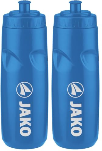 JAKO Trinkflasche 750ml blau, One Size Ohne Geschlecht (Packung mit 2)