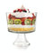 Anchor Hocking Monaco Plat en verre sur pied Blanc 21 x 21 x 22 cm 3 litres