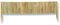 Intermas - Bordure flexible en bambou BAMBOO BORDER