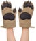 Fred & Friends Bear Hands Heat Resistant Oven Gloves, Brown