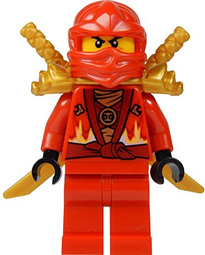 LEGO® Ninjago: Kai Minifig (Red Ninja) with Two Gold Swords - Limited Edition 2015