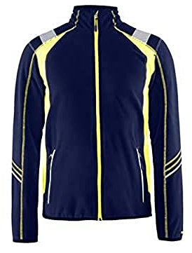 Blaklader 49931010 MIKRO-FLEECE-JACKE, Marineblau/Gelb, grootte XXXL