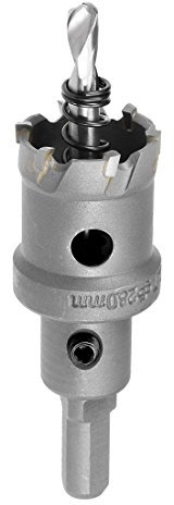 sourcing map Hartmetall Lochschneider, Lochsägen für 5mm Edelstahlblech Metall 28mm