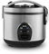 Simeo CRM230 - Cuiseur à riz en graphite, acier inoxydable, 3 l, boutons, 500 W, 220-240 V, 50-60 Hz