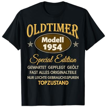 72. Geburtstag Mann Frau 72 Jahre 1954 Deko Geschenk Lustig T-Shirt