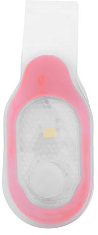 Linterna LED LED portátil al aire Luces de imán Mini luz nocturna Botón de funcionamiento Lámpara de clip de silicona(rojo)