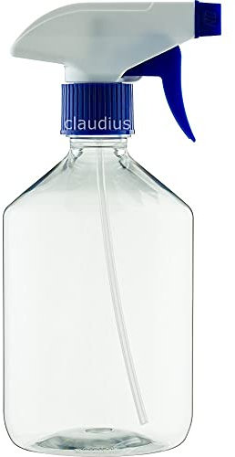 Flasche 500 ml HDPE Clear 28 mit Sprühkopf - 10 Stück - leer - nachfüllbar - Nr.11