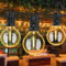 Bomcosy Guirnaldas Luces Exterior 15M, Guirnaldas Luminosas 25+1 Bombillas G40 de Guirnalda Luz Interior, Impermeable Cadena Luces Decoracion para Habitación, Jardín, Bodas, Terraza, Césped, Balcón