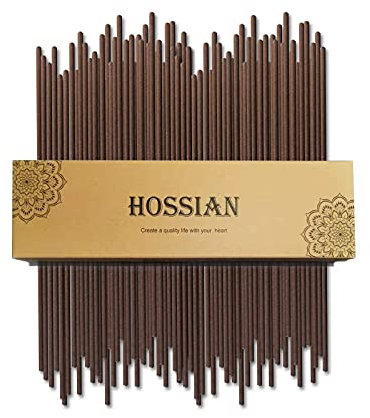 HOSSIAN 50 Stück Reed Diffuser Sticks – Stäbchen für raumduft– Aroma Diffuser Sticks mit ätherischen Ölen – Spa-Aromatherapie (Braun 19 cm)