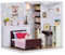 Miniatur Puppenhaus Modellbausatz, DIY Puppenhaus Montage Spielzeug Holz Puppenhaus Zubehör für Home Office Decor
