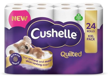 Cushelle Ultra Quilted Toilet Roll 24 Rolls