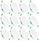 LED Downlights Ultra Slim 5W LED Recessed Ceiling Lights Dimmable, Warm White 3000K Neutral White 4000K Cool White 6500K Adjustable, IP44 Round Spotlights for Bathroom Kitchen Living Room, 12 Pack